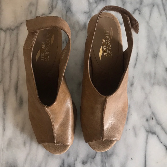 Peep toe wedges - Picture 2 of 4